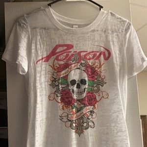 Poison Band Tee NWOT